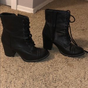 Black boots